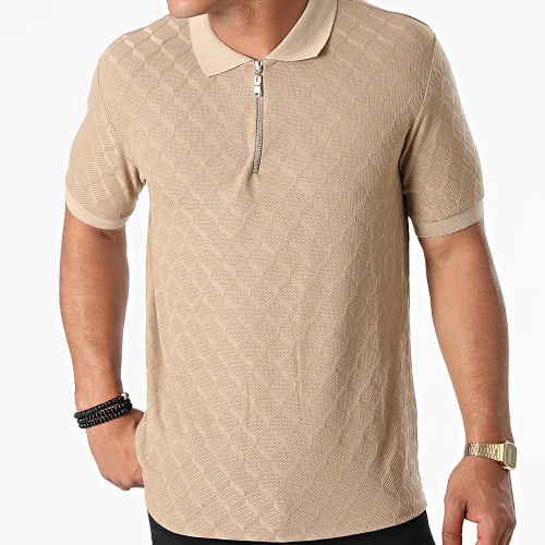 Polo Manches Courtes PL-07 Beige