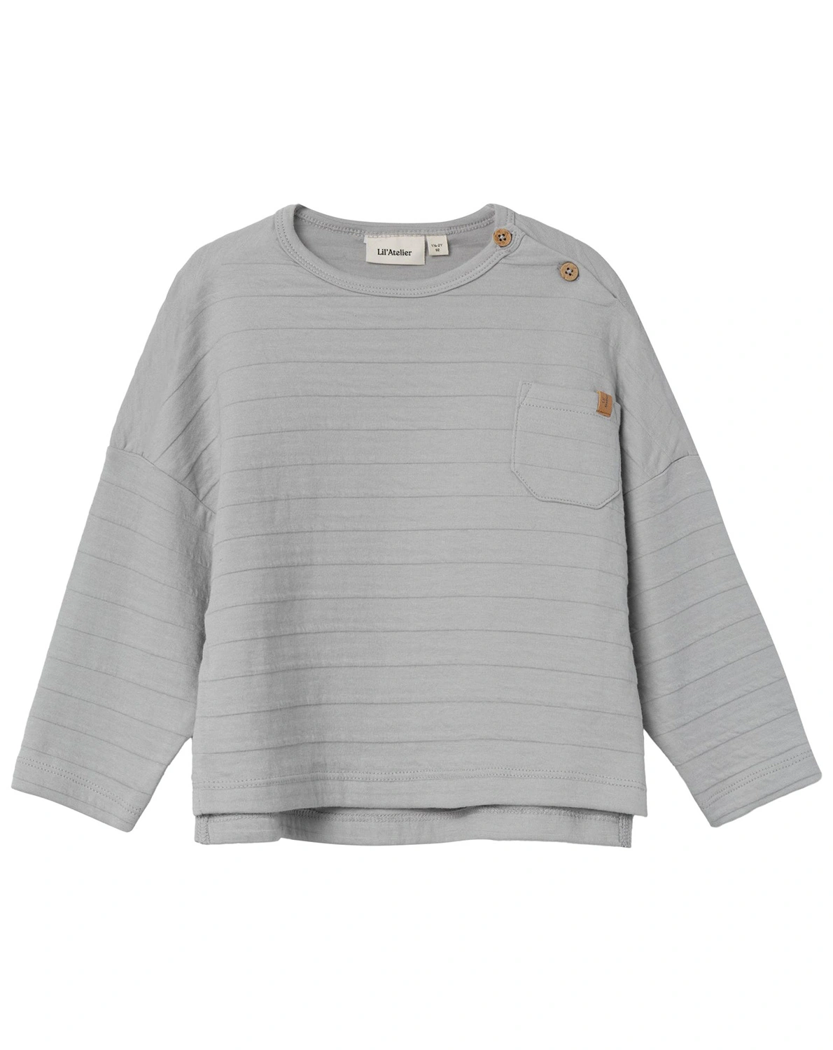 Langarmshirt NMMRALIO in harbor mist