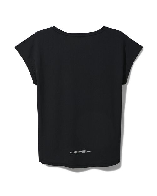 t-shirt de sport femme noir
