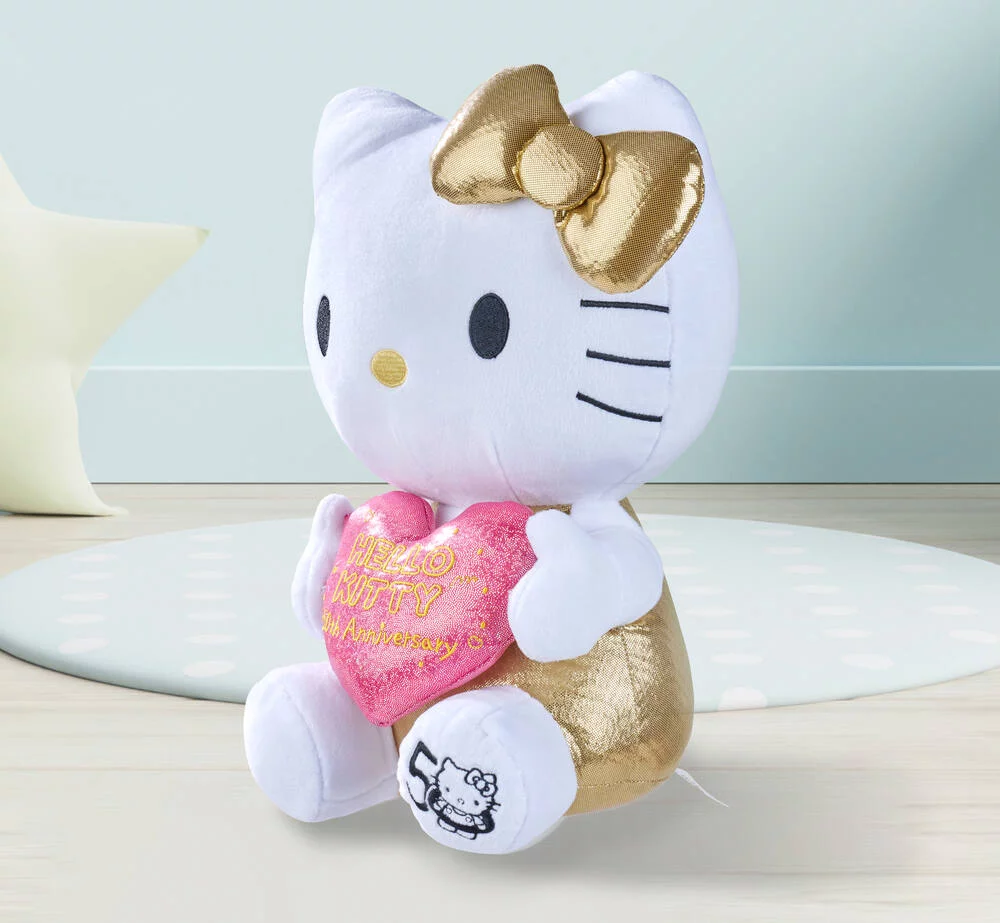 HELLO KITTY - PELUCHE 30 CM 50 EME ANNIVERSAIRE