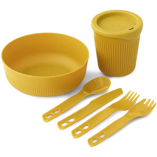 Vaisselle randonnée SEA TO SUMMIT PASSAGE DINNERWARE SET 6PC YELLOW