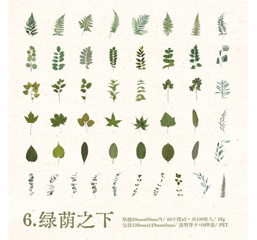 Jun's Journal - PET-sticker met bloemenprint (verschillende ontwerpen)