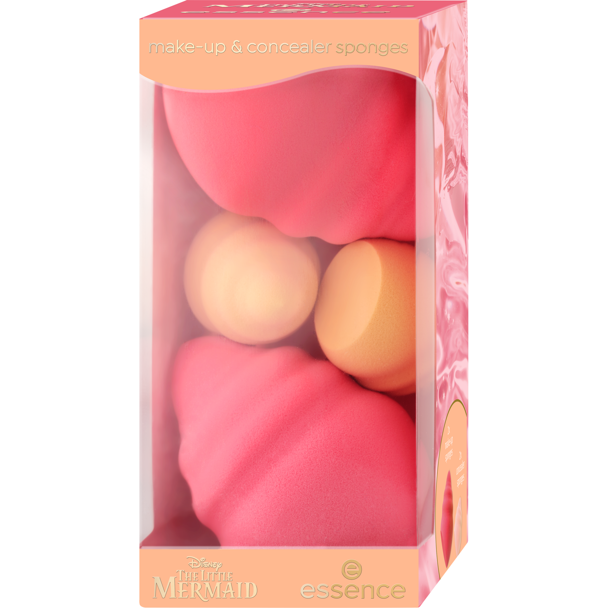 Disney THE LITTLE MERMAID make-up and concealer sponges