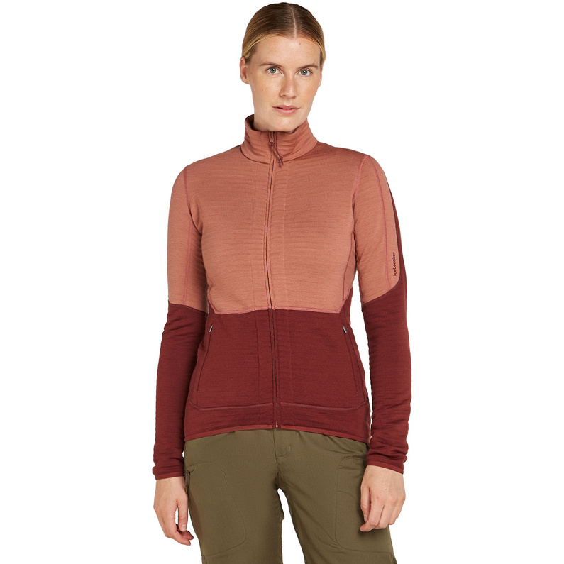 Icebreaker Damen 400 RealFleece Descender Jacke