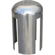 Panneau A4 - Adaptateur Noir/Chromé pour Poteaux à Sangle