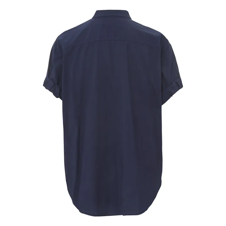 Xirena Chemise Channing Popeline de Coton | Bleu marine