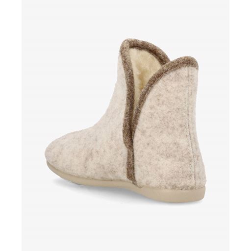 Nordstrand Ankelhøje Hjemmesko, Beige, 35
