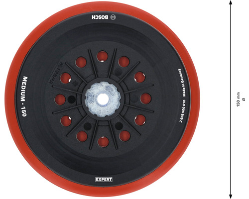 Multi-gaten pad Bosch Ø150mm ongeperforeerd