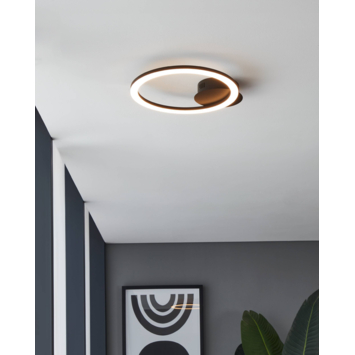 EGLO plafondlamp Parrapos LED CCT 1L zwart
