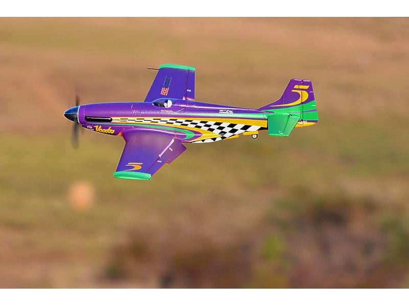 FMS Warbird Mustang P-51 Voodoo 1100 mm PNP Airrace Warbird «Voodoo» als PNP Modell mit Brushless Antrieb und EInziehfahrwerk