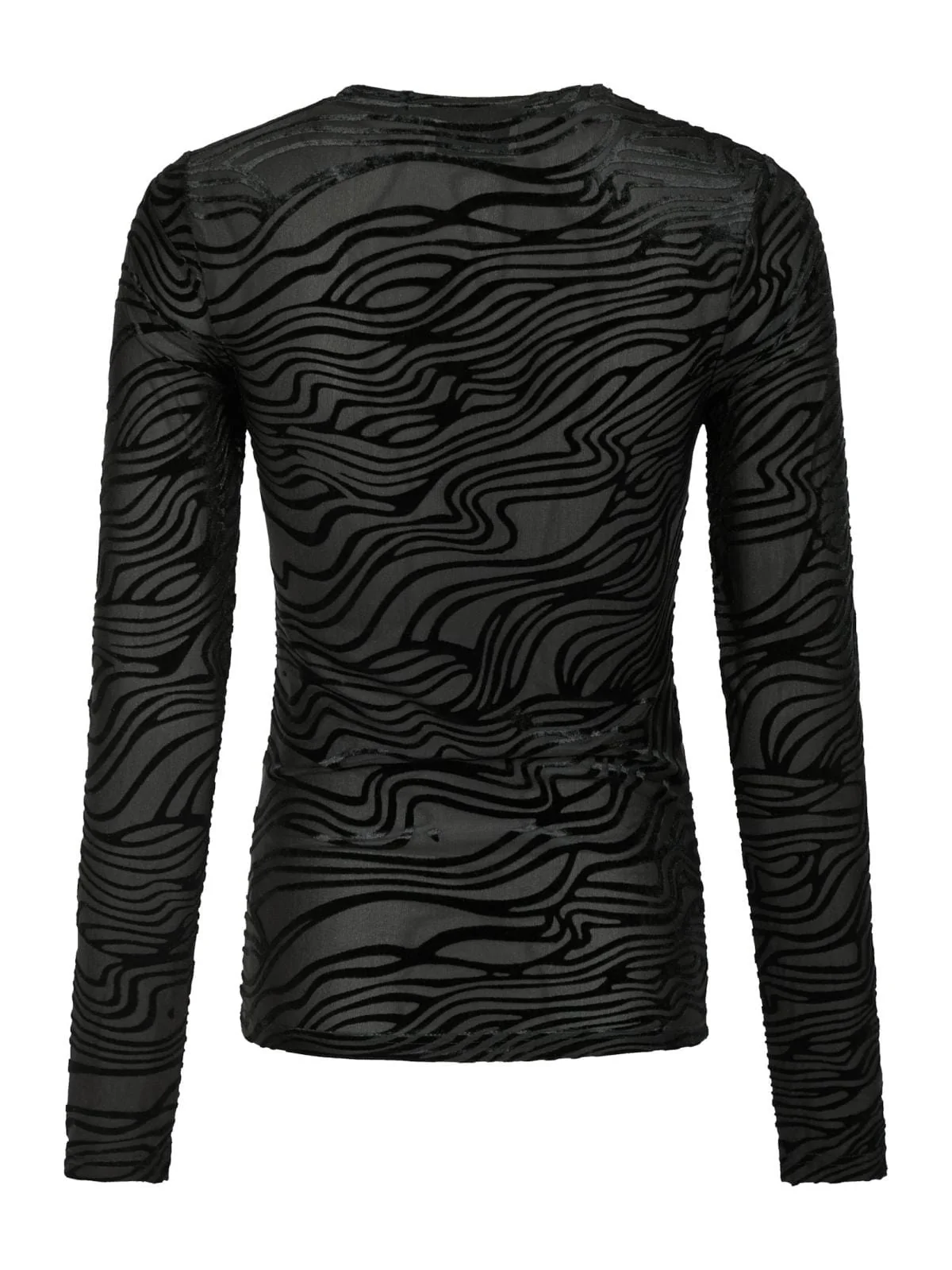 Neo Noir Ella Zebra Burnout Blouse