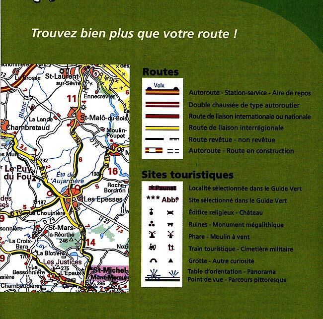 MICHELIN - 128 NANTES ET SES ALENTOURS 1 150 000