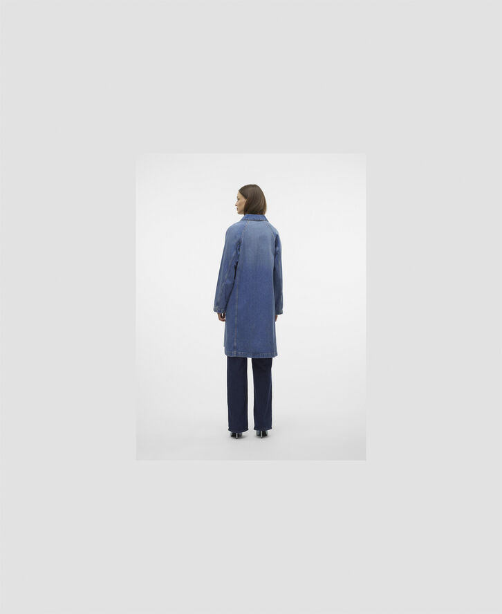 Vero Moda VMSOPHIE LS LONG DENIM COAT VMA Medium blue denim
