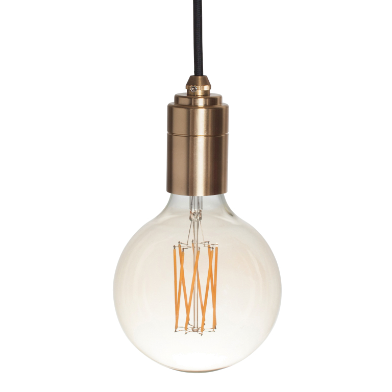 Tala LED E27 hanglamp Ø5 messing