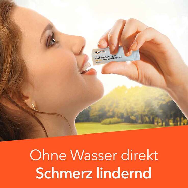 IBU-ratiopharm® direkt 400 mg Pulver zum Einnehmen, 20 St