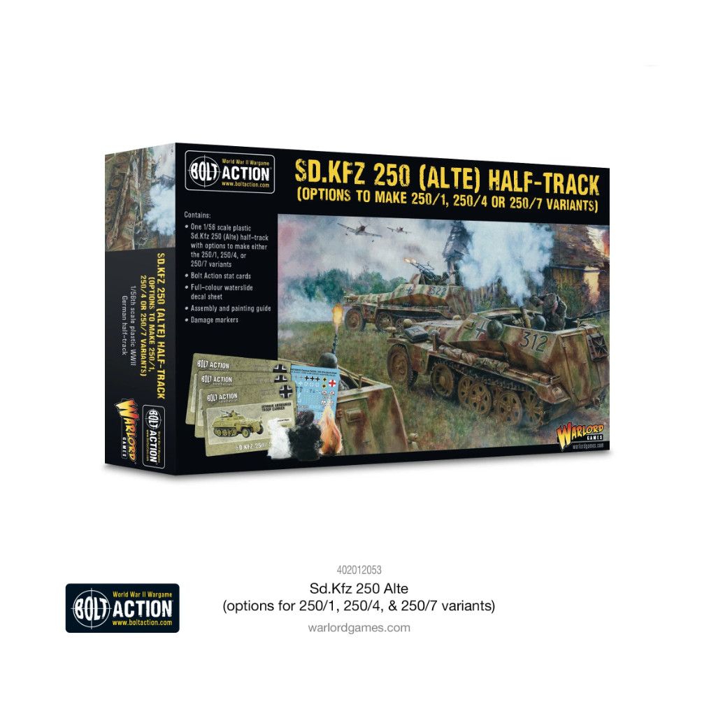 Bolt Action - German - Sd.Kfz 250 Alte (Options For 250/1, 250/4 & 250/7)