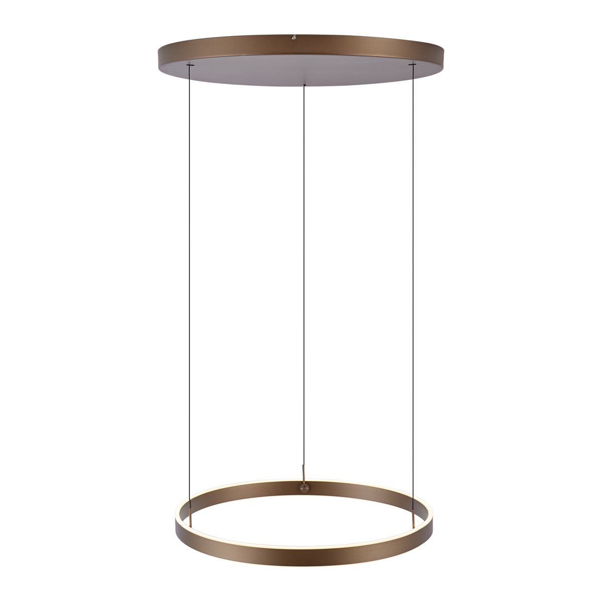 Design hanglamp donker brons 3-staps dimbaar easylift - Titmus