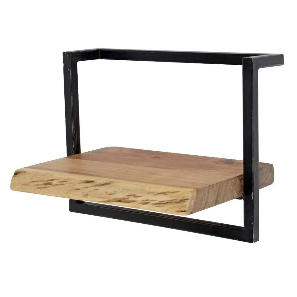 Fraaai - Woody metaal wandplank 40 cm