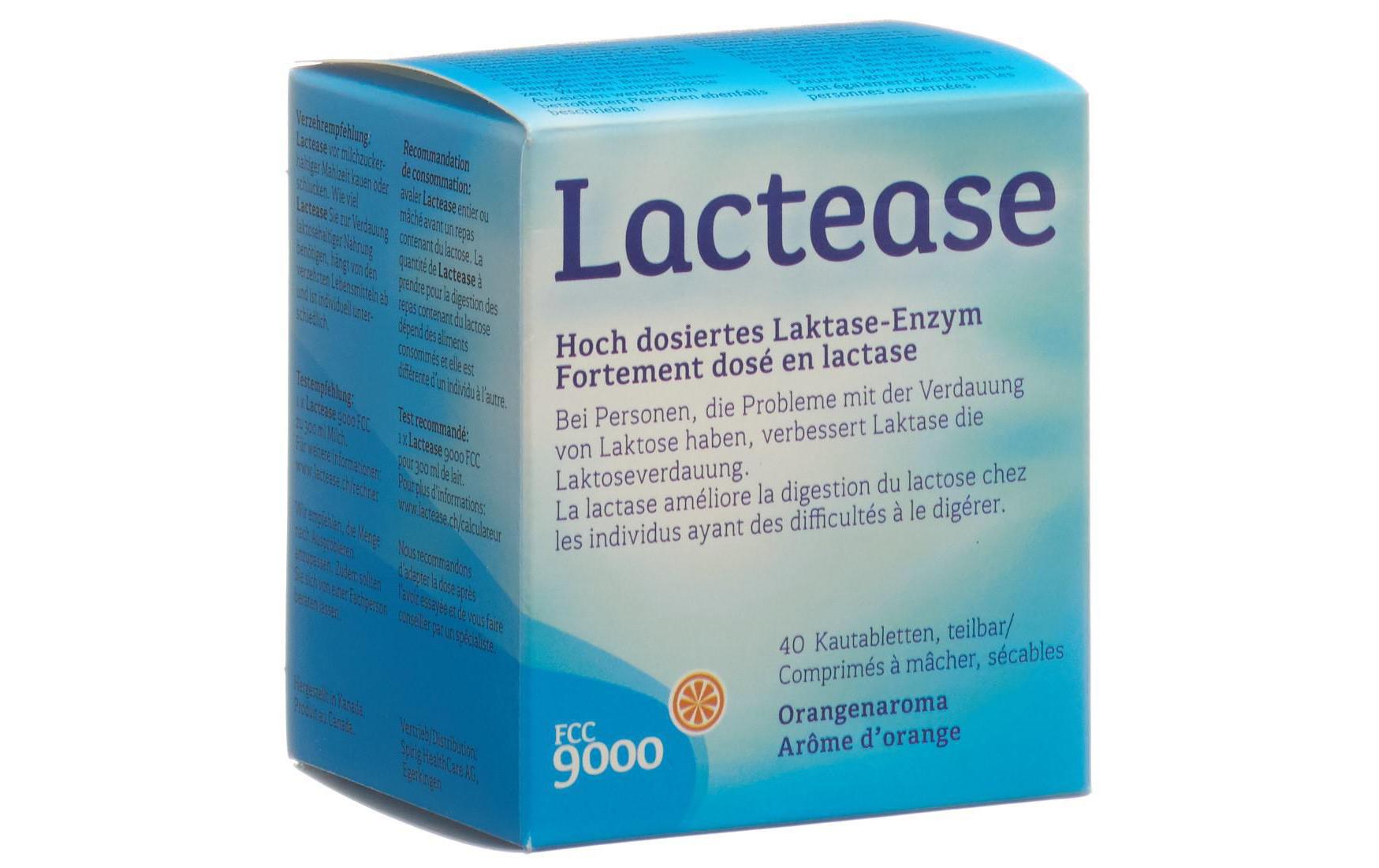 FCC 9000 Orange 40 KautablettenLaktase Kautablette