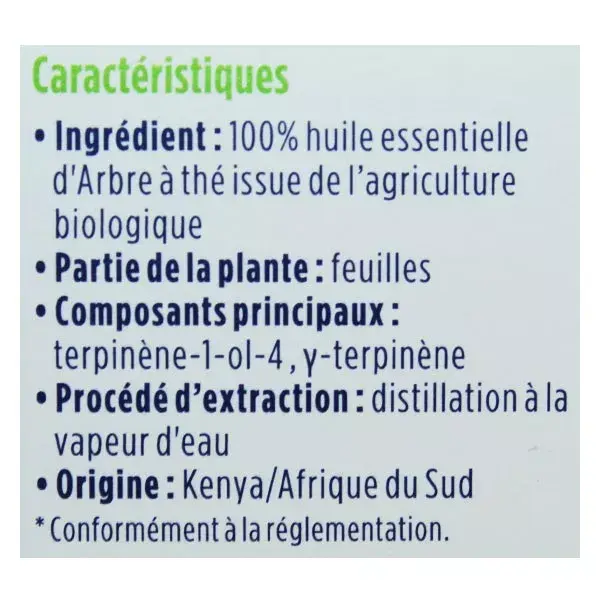 Óleo Essencial de Melaleuca Orgânico So'Bio Étic Aroma 15ml
