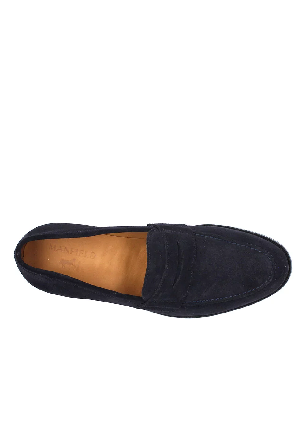 MOCASSIN BRENDISI 2 VELOURS MARINE
