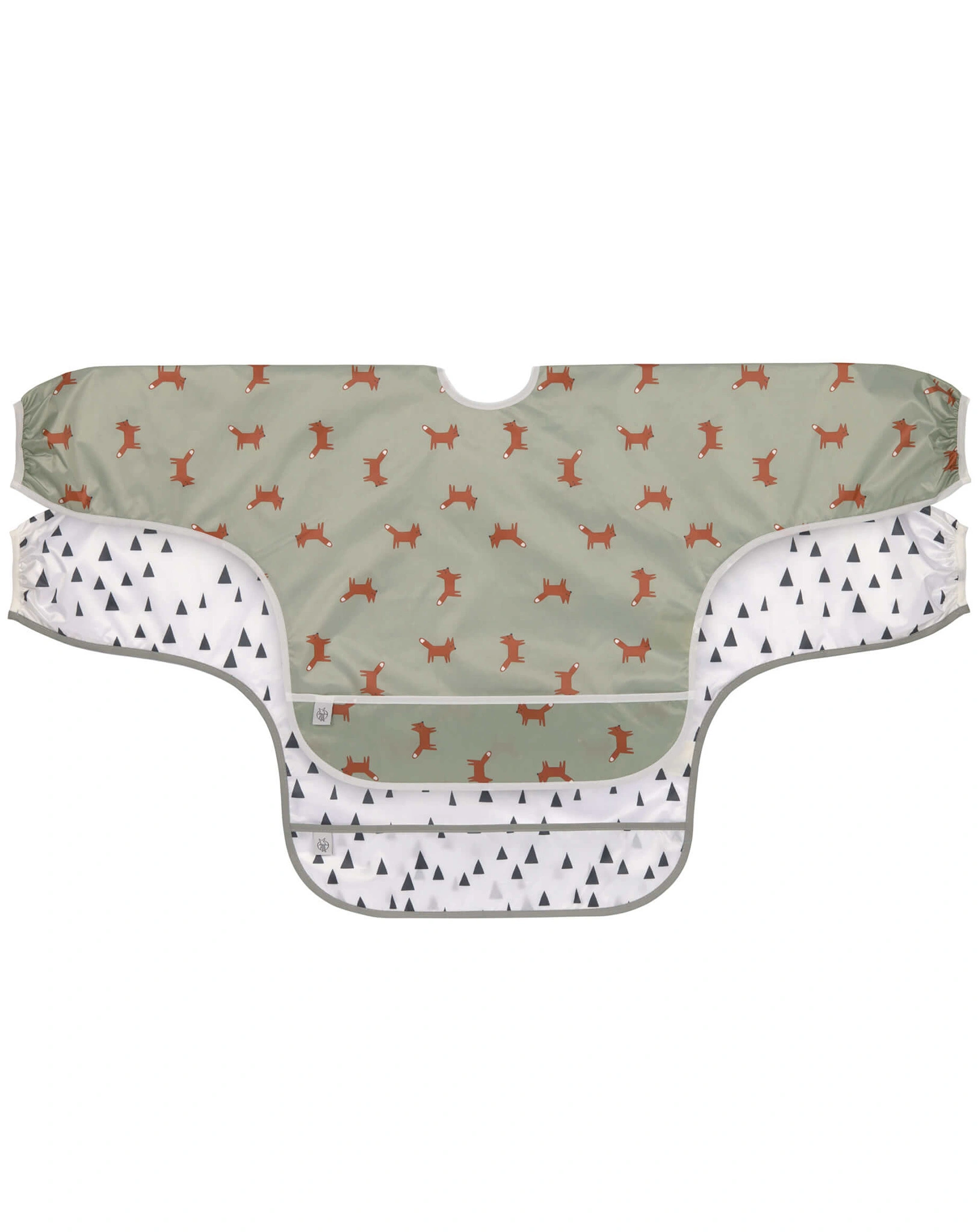 Ärmellätzchen LITTLE FOREST FUCHS 2er-Set in grau