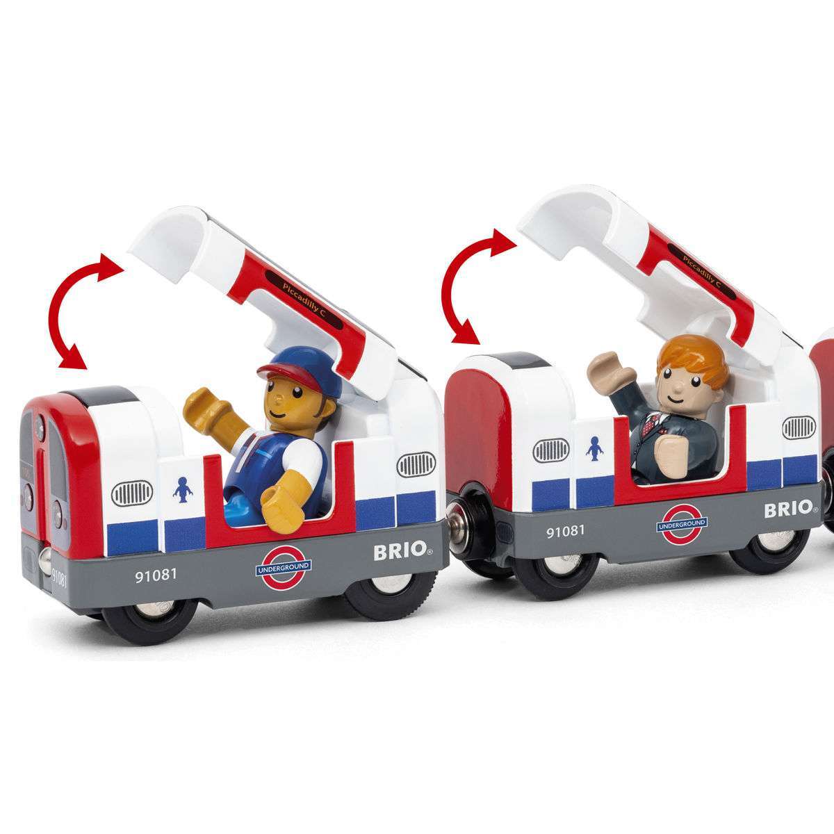 BRIO Spiel Londoner U-Bahn mit Licht und Sound