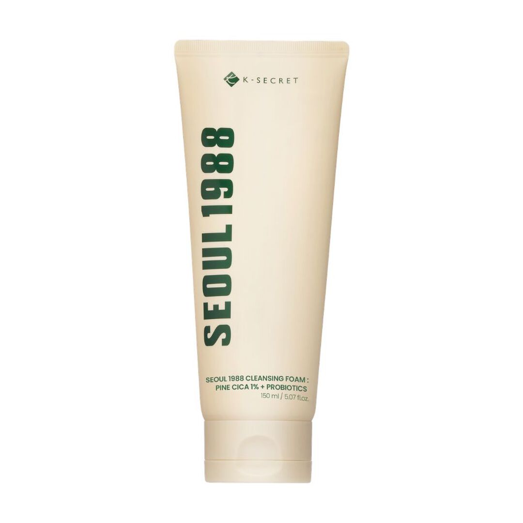 K-SECRET  SEOUL 1988 Cleansing Foam: Pine Cica 1% + Probiotics - 150ml
