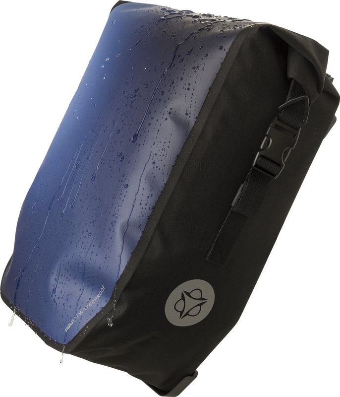 AGU - Clean Enkele Fietstas - Gradient Blue - Waterdicht - Roll-top Sluiting