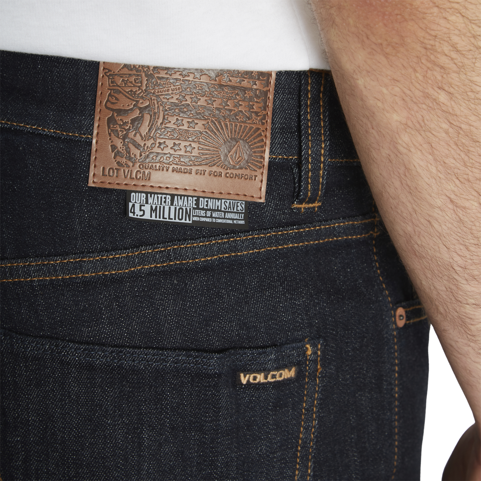 Volcom Vorta Denim Dirty Vintage Indigo