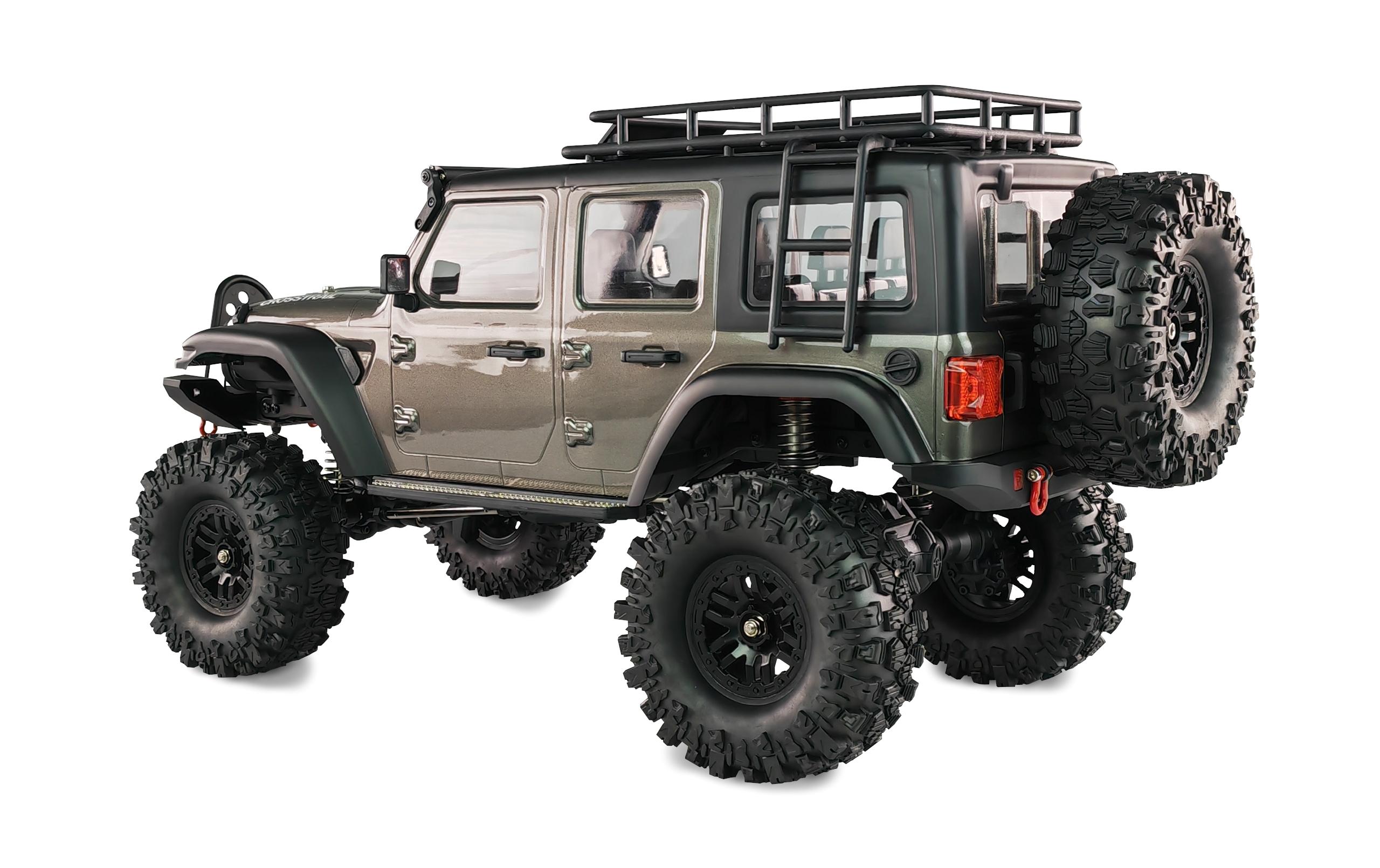 Scale Crawler AMXRock CT10 Crosstrail Anthrazit, ARTR, 1:10<br>Rock Crawler mit Portalachsen, 2-Gang Getriebe und Differentialsperren