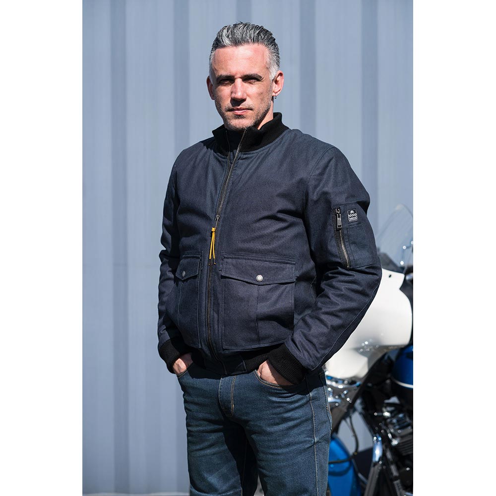 Helstons - Blouson Officer Bleu