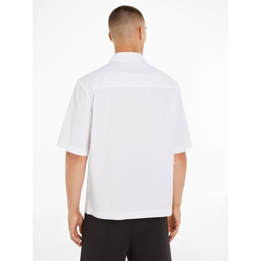 Calvin Klein Jeans Seersucker Skjorte, Bright White, XXL