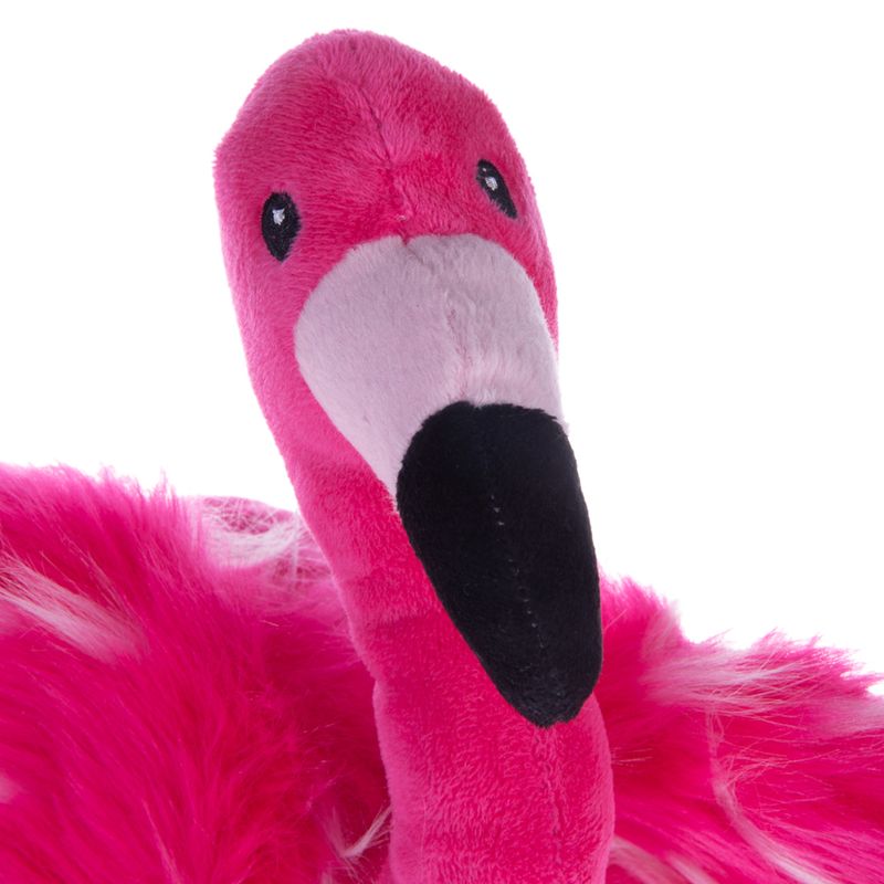 Jouet avec corde, Flamant rose