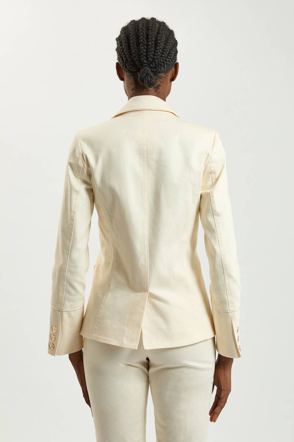 KarenMillen Blazer Cintré À Simple Boutonnage Avec Détails De Passepoil Contrastant