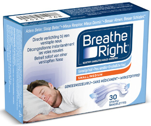 Breathe Right Neusstrips Sensitive - Small/Medium 30ST