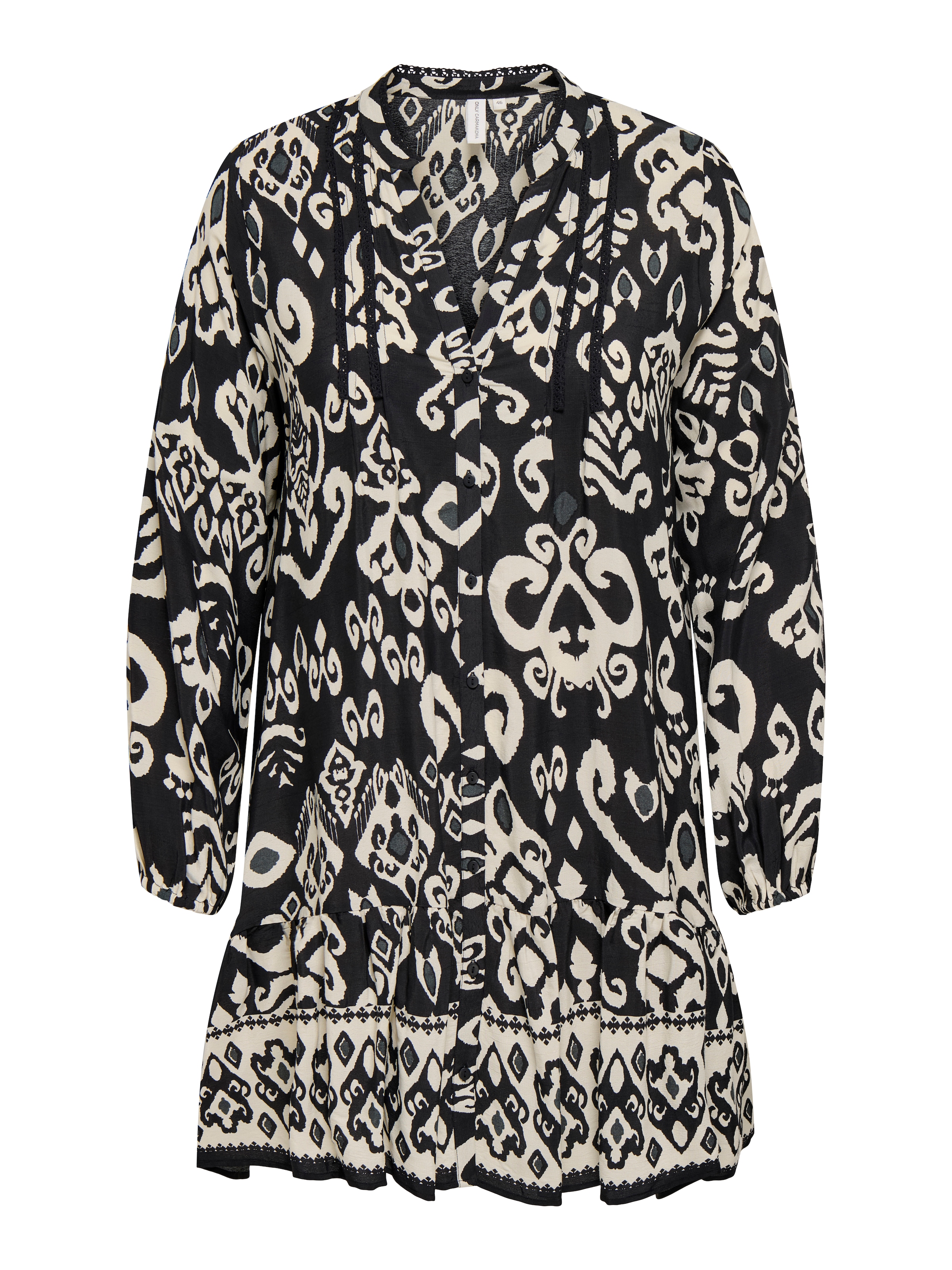 ONLY CARMAKOMA Sommerkleid »CARAJA LS DRESS WVN NOOS«