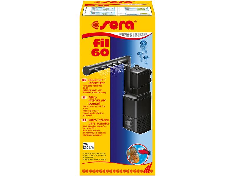 sera Innenfilter fil 60 Süsswasser-Innenfilter für kleine Aquarien bis zu 60 l