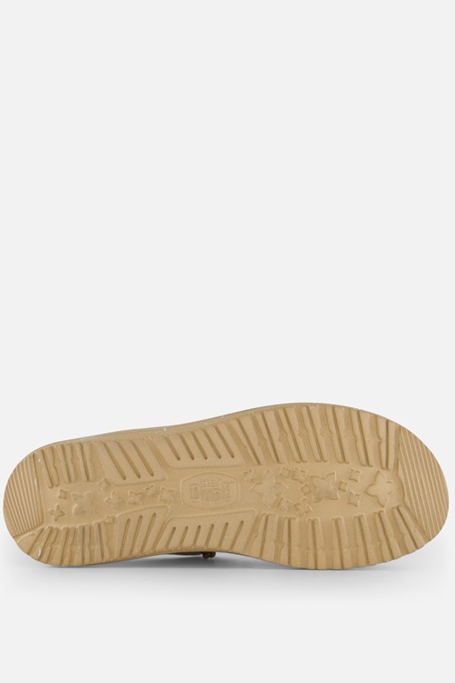 HEYDUDE Wally Coastline Jute Instappers beige
