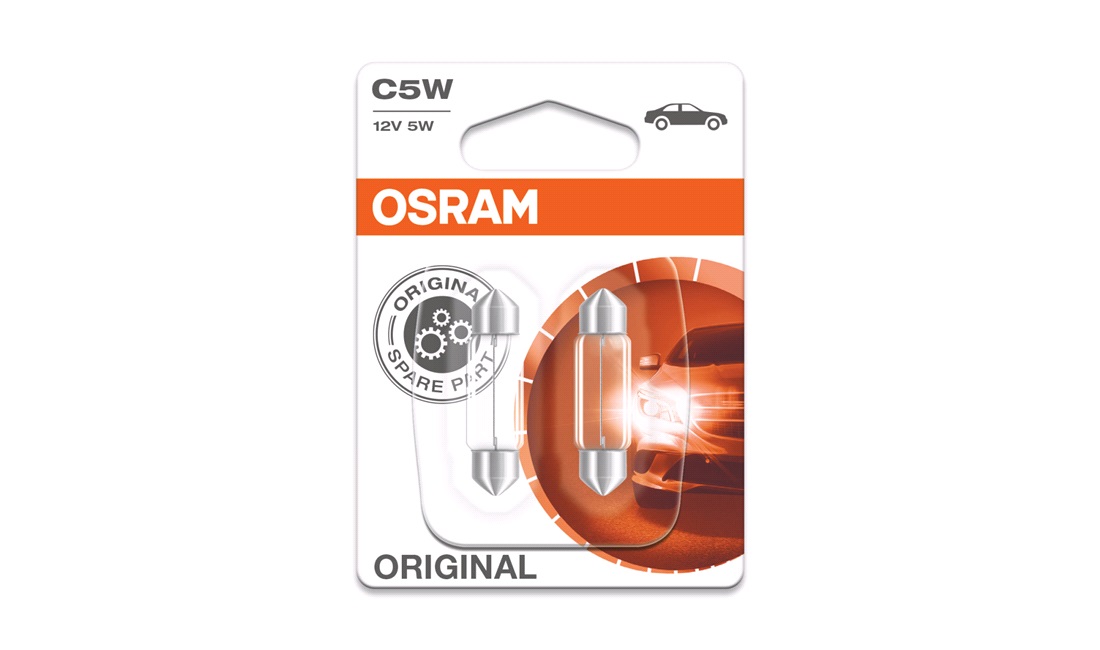 Pæresæt 2 stk. Pinol C5W 12V-5W OSRAM