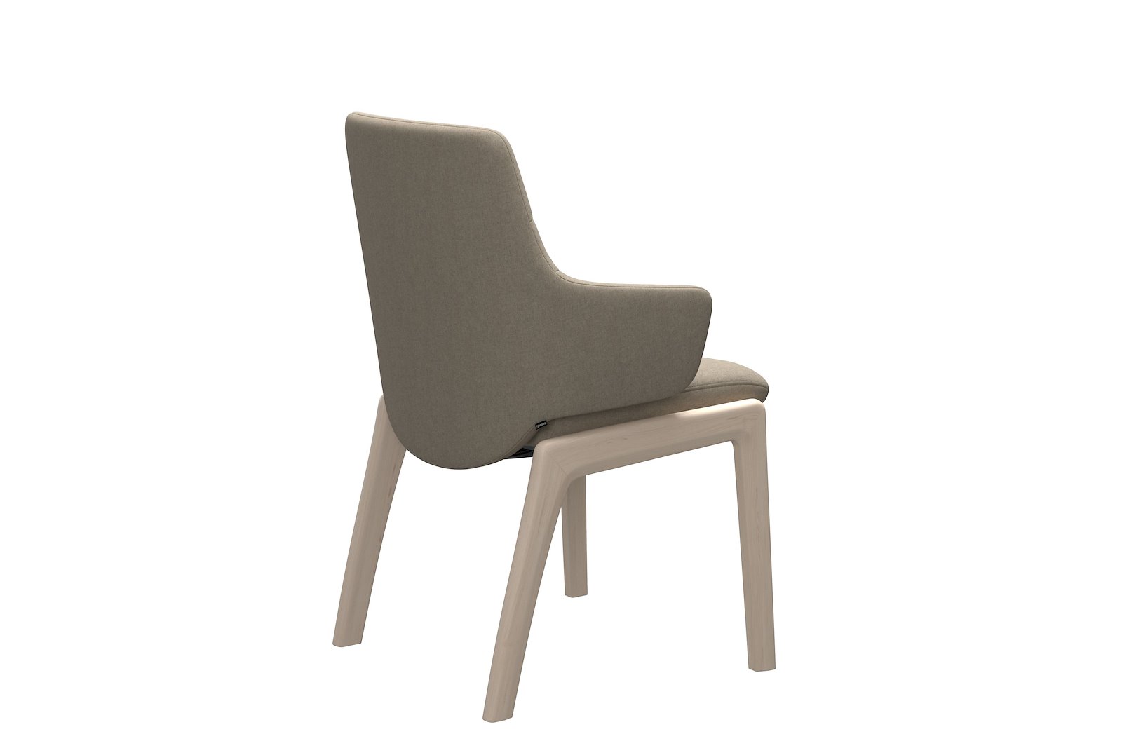 Chilli spisestol Tekstil Calido - Light Beige - Whitewash
