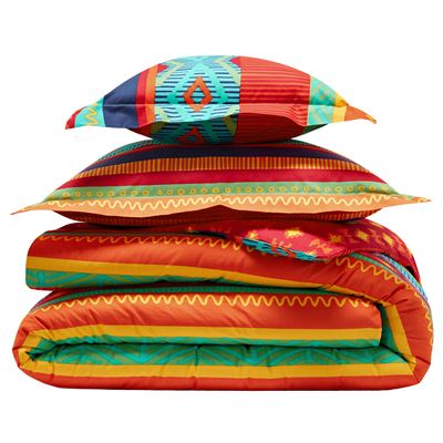 Linge de lit motifs ethniques - BECQUET CRÉATION