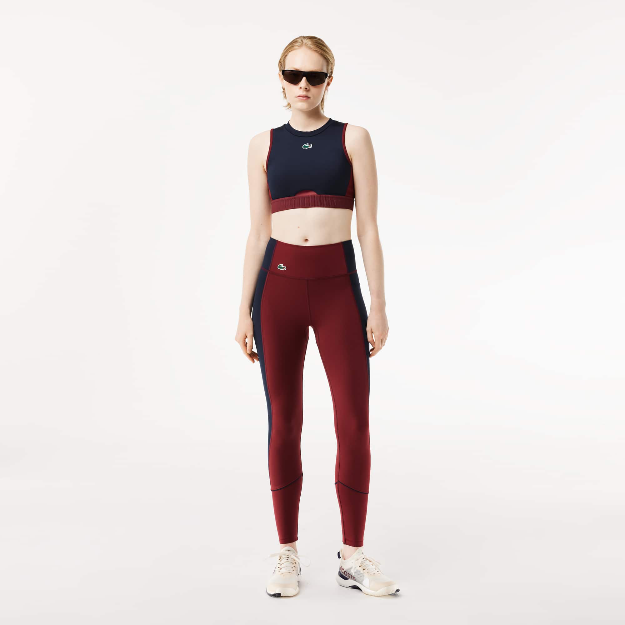 Brassière Sport extensible Brassières & Leggings - Bleu - Lacoste - Femme