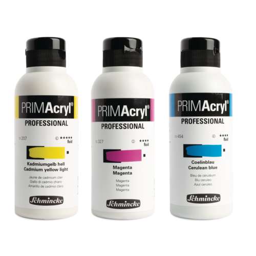 Schmincke PRIMAcryl® PROFESSIONAL Fluid, Feinste Künstler-Acrylfarben