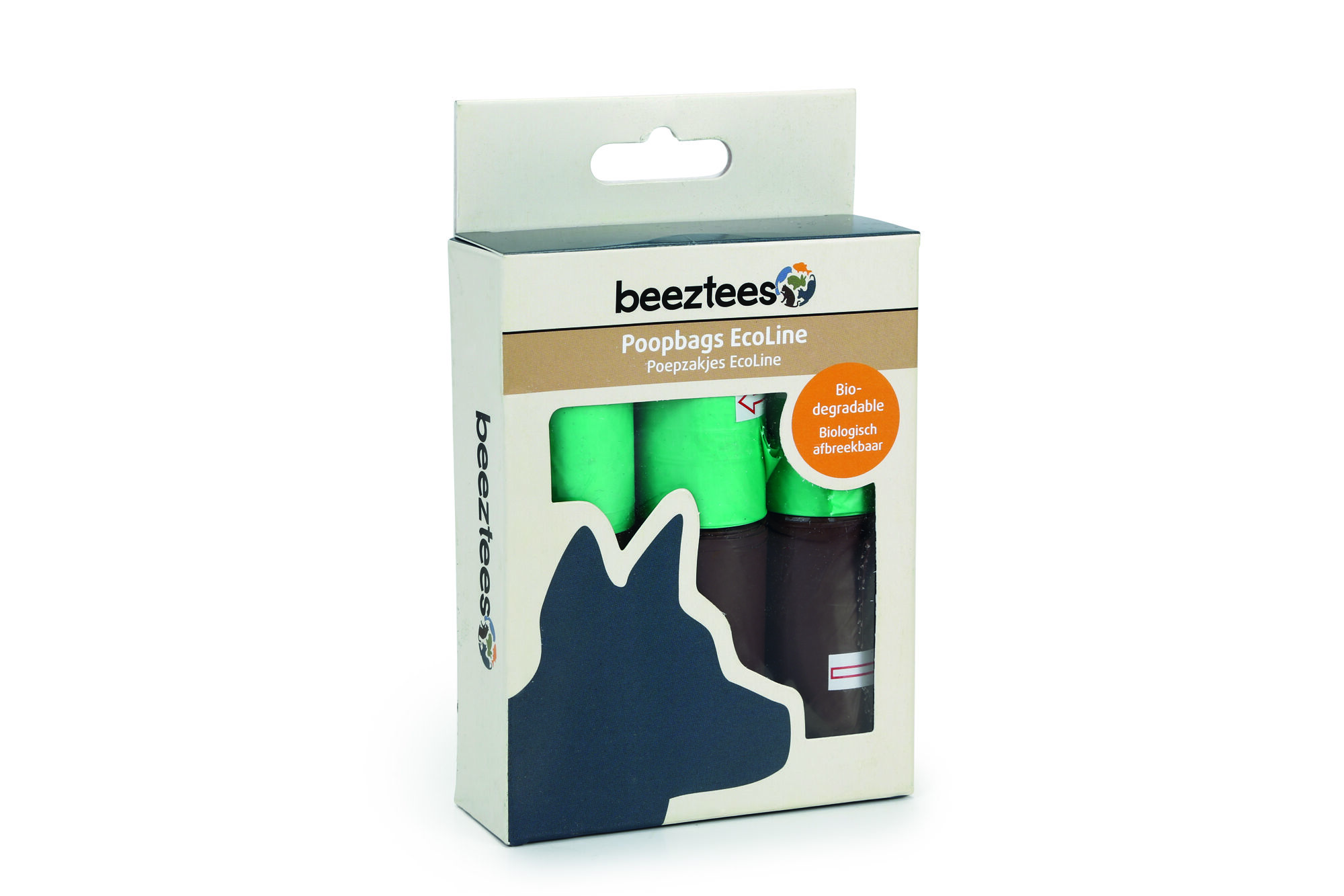 Beeztees Ecoline - Navulling - Poepzakjes - 6 Stuks - Mint