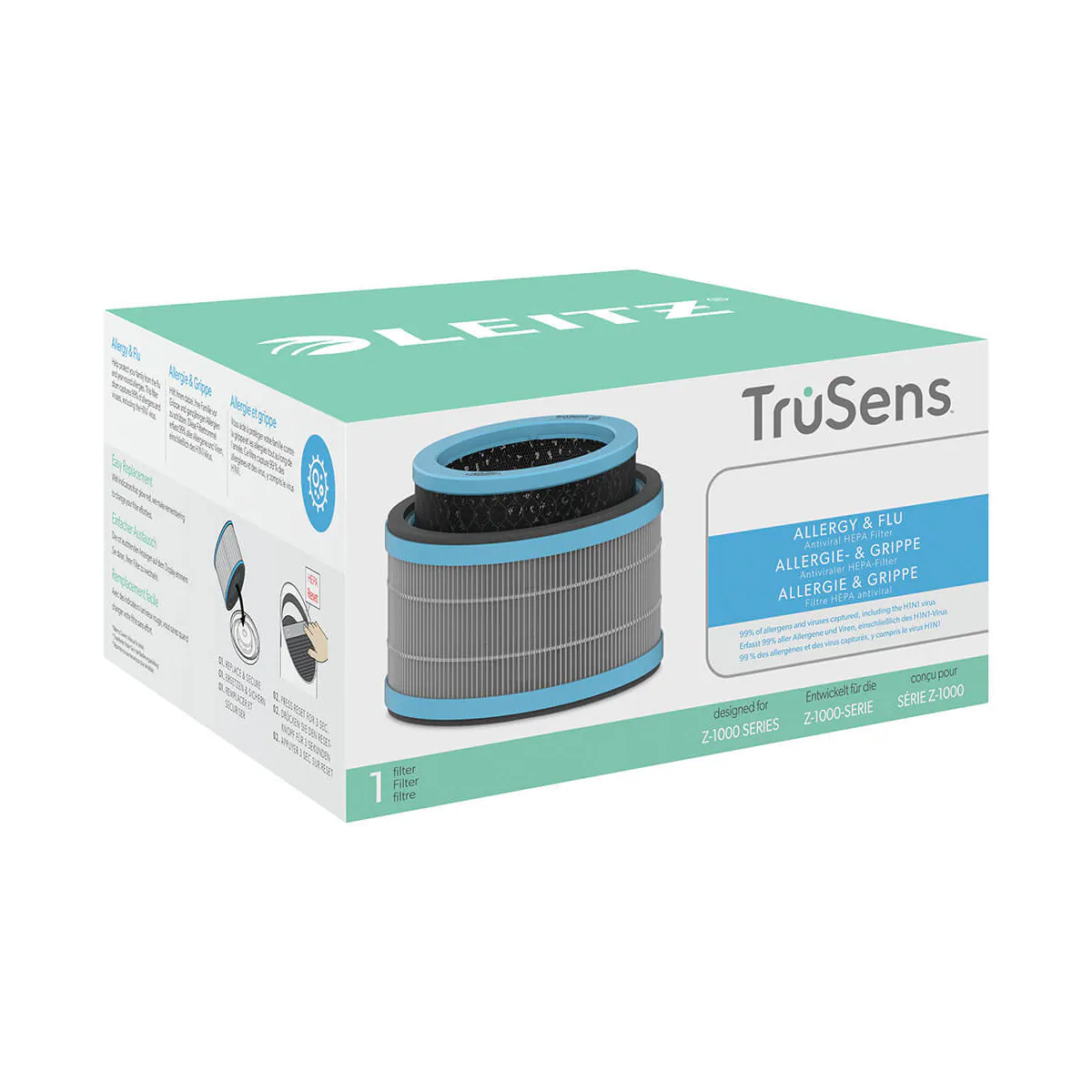 Leitz TruSens allergioptimalisert HEPA-trommelfilter 2415115 (S)