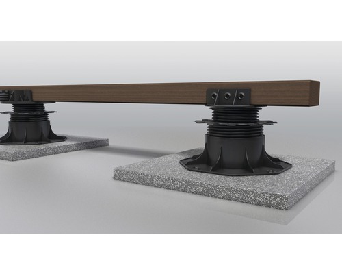 Terrasdragers verstelbaar van 145-225 mm, hellingcompensatie tot 8%