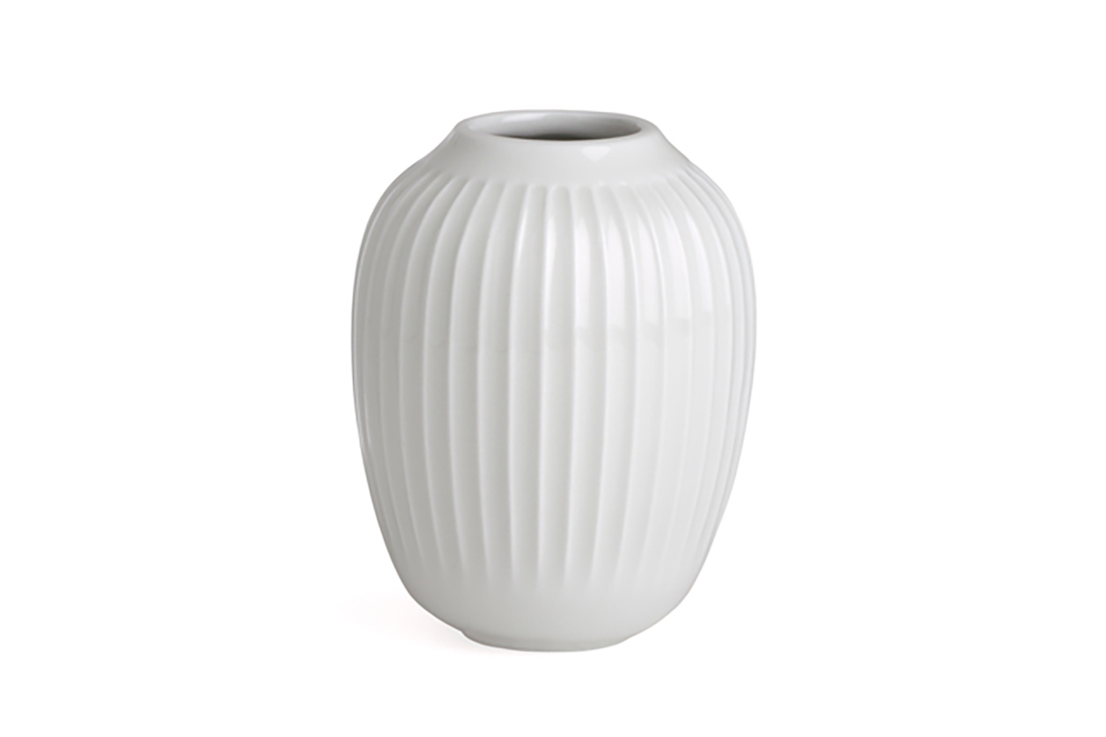 Hammershøi vase Hvit keramikk