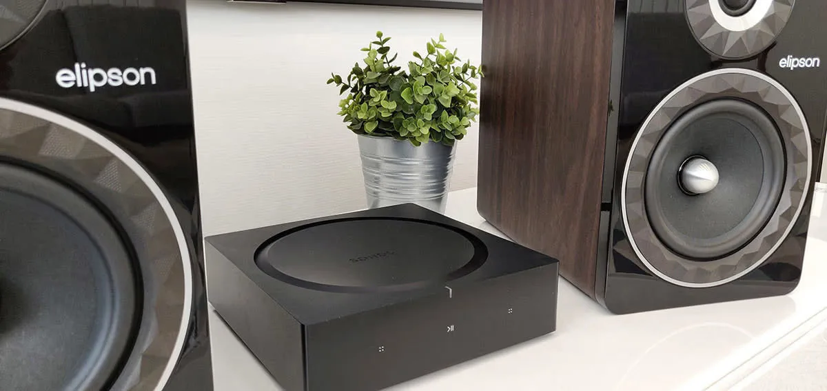 Sonos AMP   Elipson Bell 6 Blanc (la paire) Systèmes hi-fi multiroom