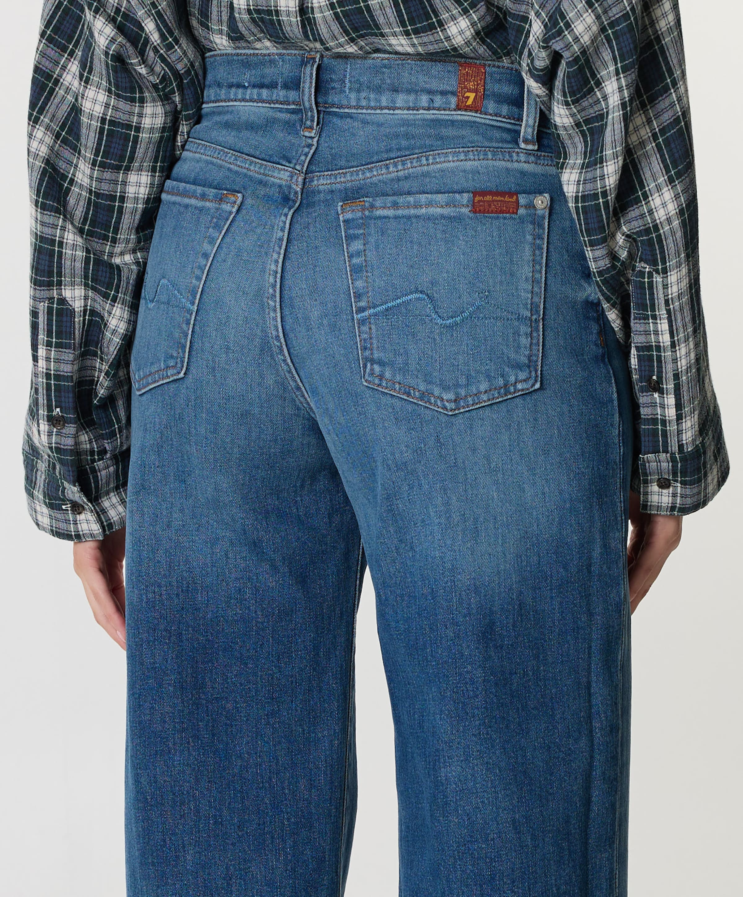7 For All Mankind Lotta Tailorless dames jeans blauw
